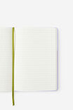 Personalised A5 Hard Lined Notetaker Notebook, ORCHID - example image 2