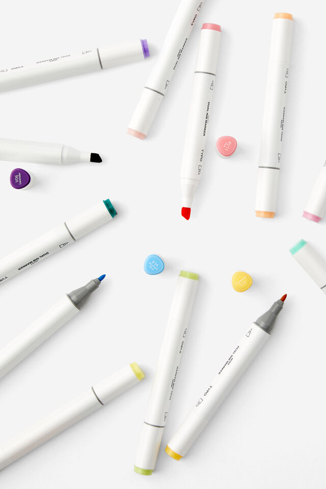 Artists Dual Art Marker 12Pk, PASTELS