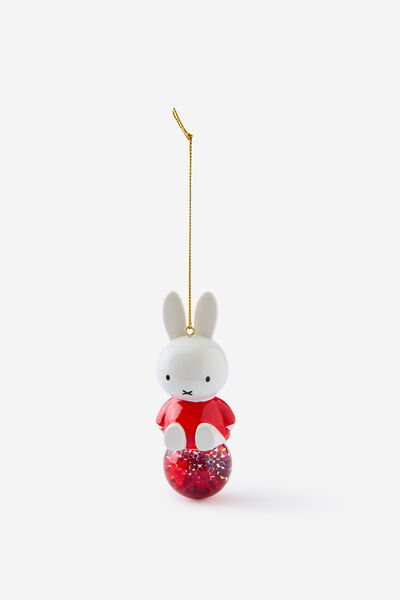 Collab Snowglobe Christmas Ornament, LCN MIF MIFFY