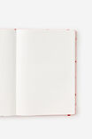 Metro B5 Hard Lined Notebook, Ditsy Pansy Pink Clay - alternate image 2