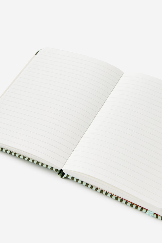 B6 Hard Lined Notetaker Notebook, ECRU DITSY FLORAL
