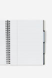 A5 Spiralbound Subject Notebook, LISTS - example image 2
