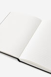 Personalised Metro A5 Hard Lined Notebook, Black - alternate image 3