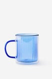 Double Walled Glass Mug, BERRY BLUE - alternate image 2