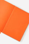 A5 Hard Lined Notetaker Notebook, CHROME LAVA RED - example image 4