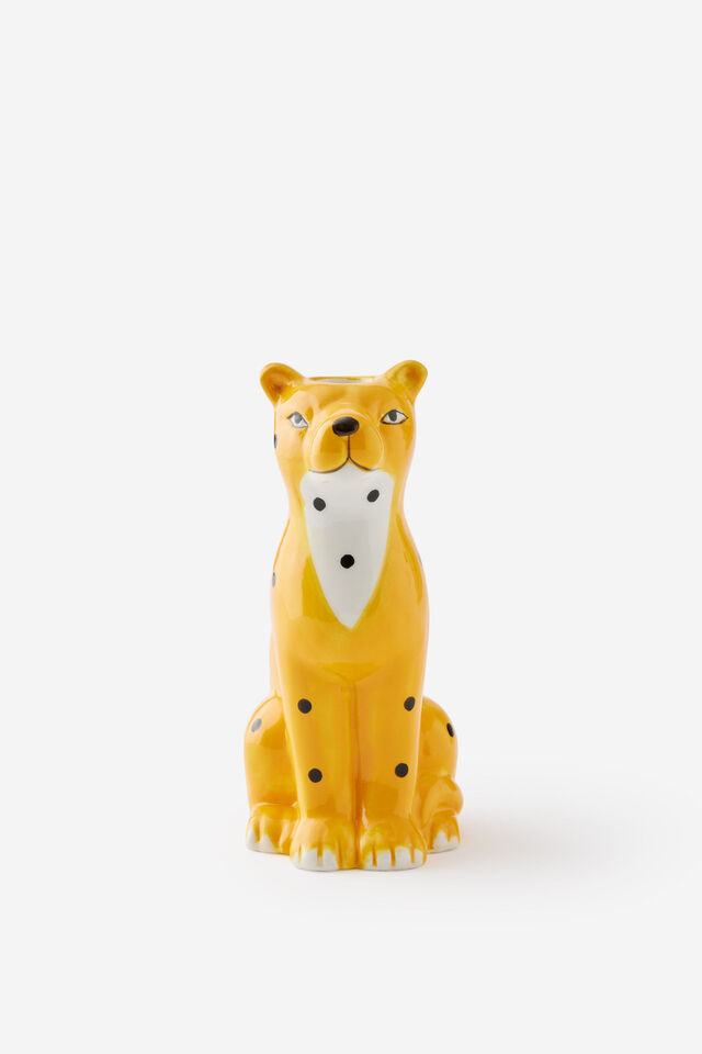 Shaped Candle Holder, CHEETAH