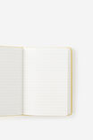 Personalised B6 Hard Cover Lined Notebook, LIMONCELLO - alternate image 2
