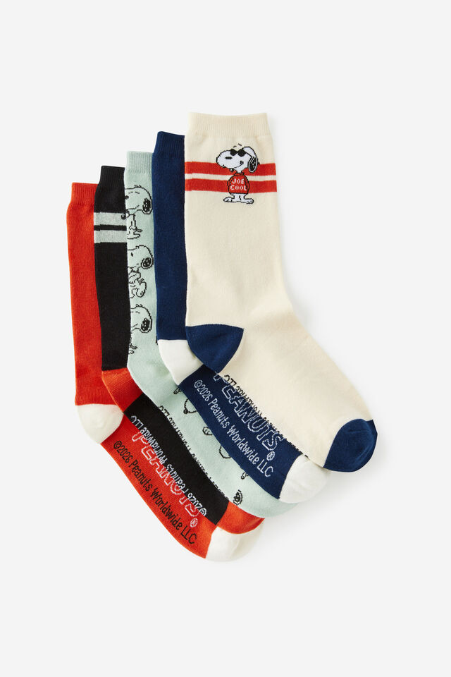 Box Of Socks, LCN PEA SNOOPY (M/L)