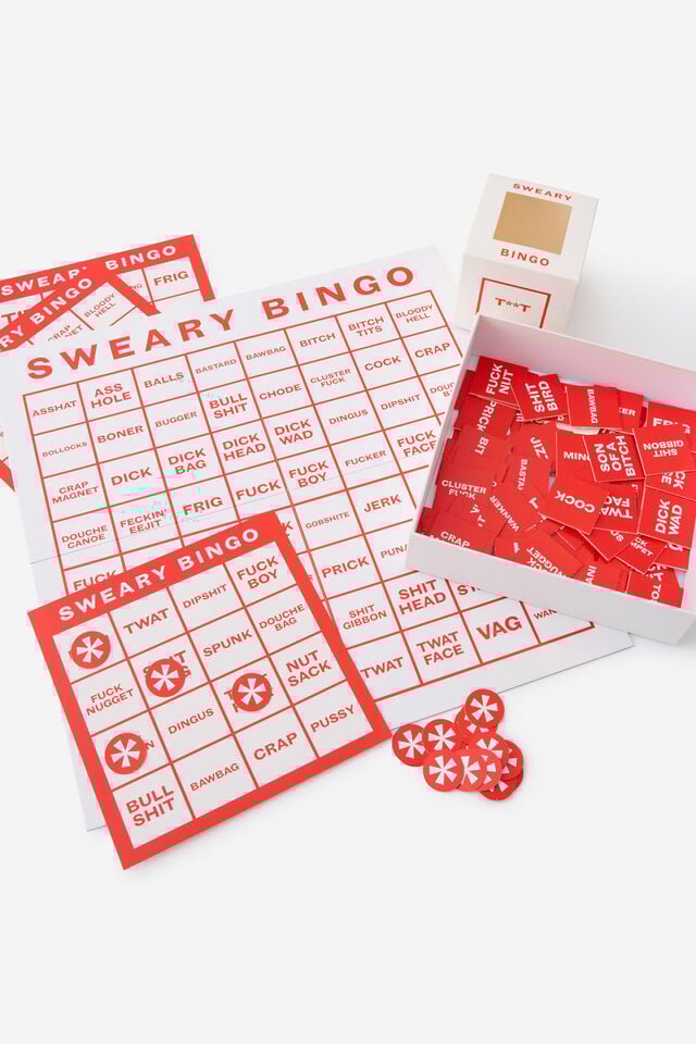 Sweary Bingo, ASSORTED