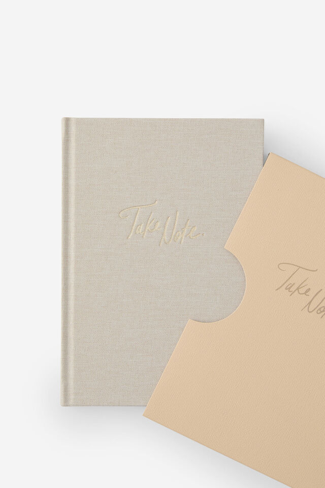 Loft A5 Lined Notebook, Chai Take Note