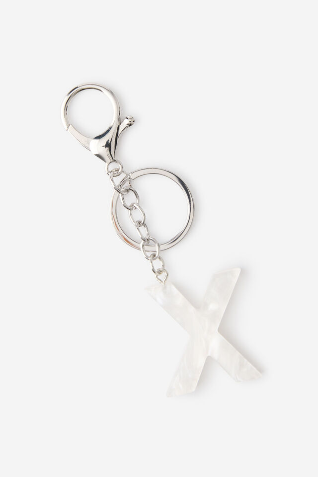 Alpha Keyrings, X / MOTHER OF PEARL