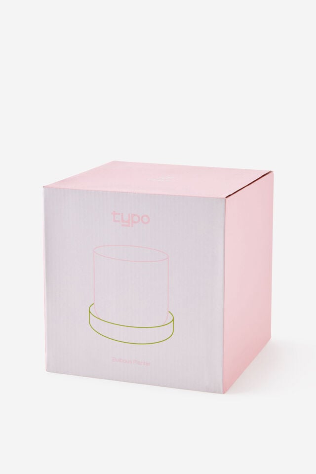 Bulbous Planters, OLIVE MOSS / STRAWBERRY MILK