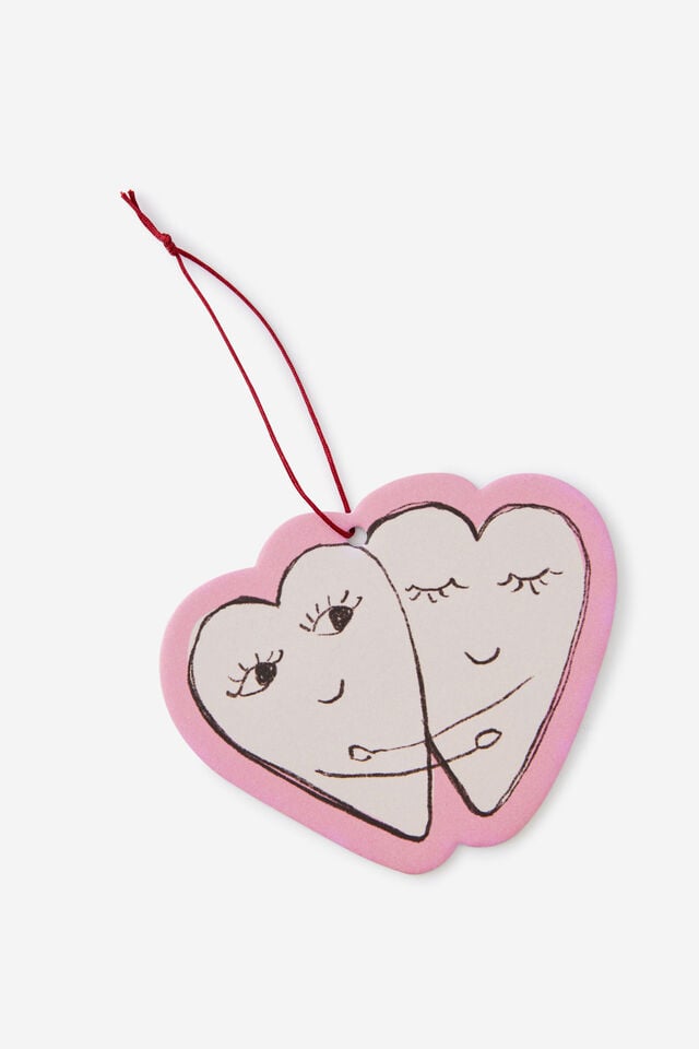 Love Air Freshener, HUGGING HEARTS