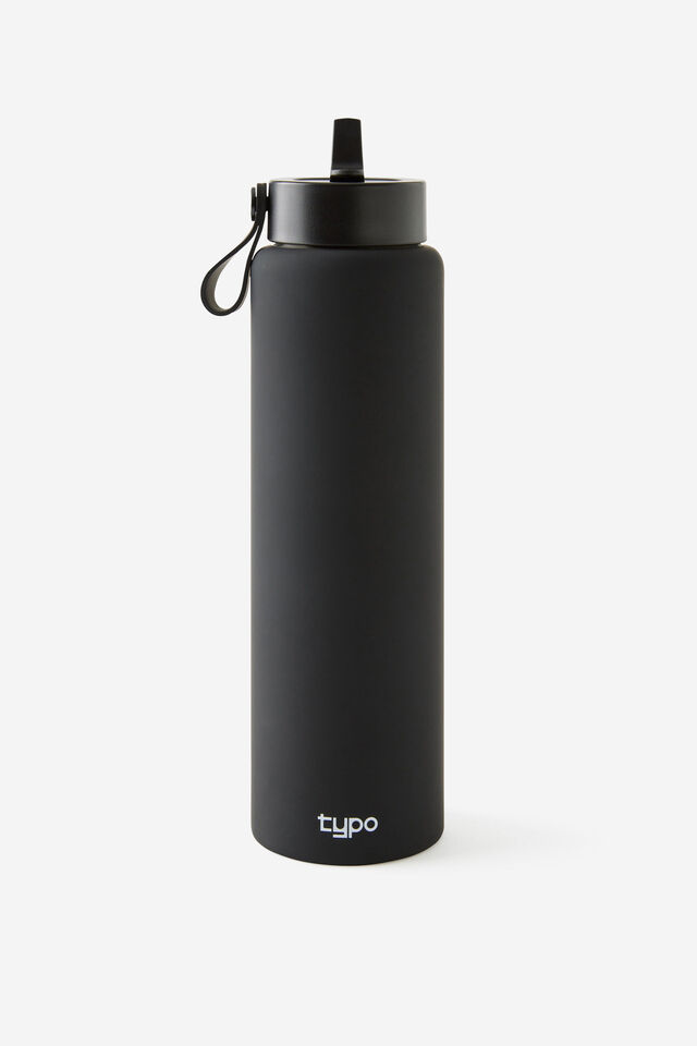 On The Move 1L Sipper Top, BLACK