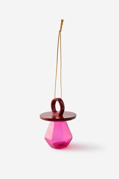 Shaped Glass Ornament, RING POP