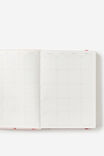 2026 B6 Daily Hard Metro Diary, Ditsy Pansy Pink Clay - alternate image 2
