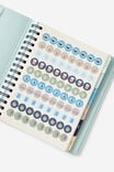 2026 Goals Weekly Planner, Navy Stripe - alternate image 2