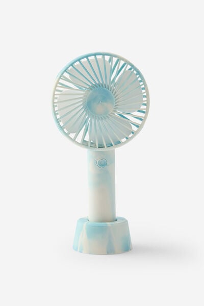 Desktop Fan, SCANDI BLUE SWIRL