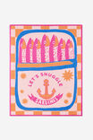 Personalised Patterned Throw, SARDINES - alternate image 3