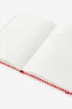 Personalised A5 Hard Lined Notetaker Notebook, STRAWBERRY MILK DITSY FLORAL - example image 3