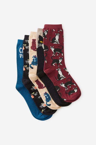 Box Of Socks, CAT LOVERS (S/M)