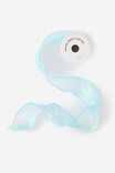 IRIDESCENT BLUE ORGANZA