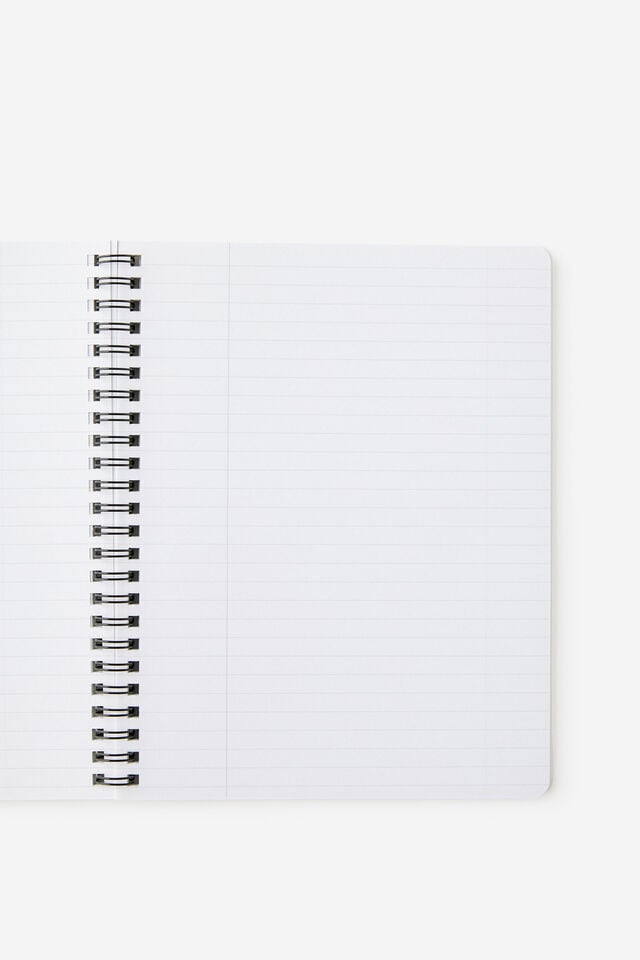 A5 Spiral Lined Notebook, RIVER GUM