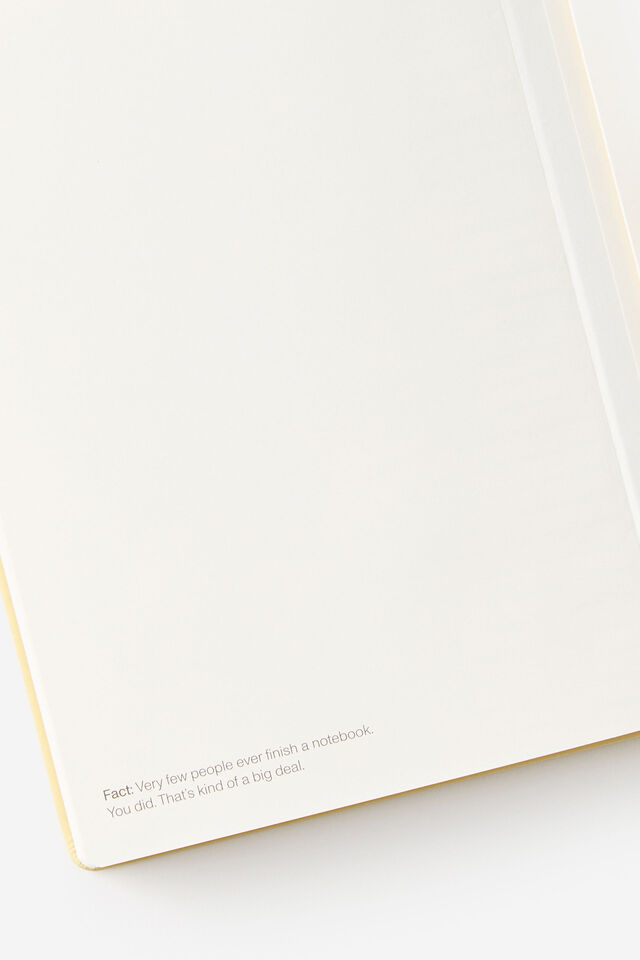 Metro A5 Hard Lined Notebook, Midnight Ink