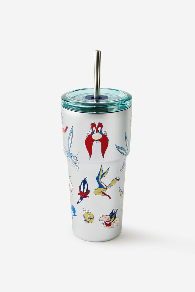 Collector Smoothie Cup 600Ml, LCN WB LOONEY TUNES MULTI FACE