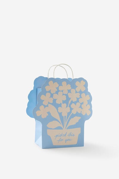 Premium Gift Bag -  Small, SHAPED FLOWER BOUQUET