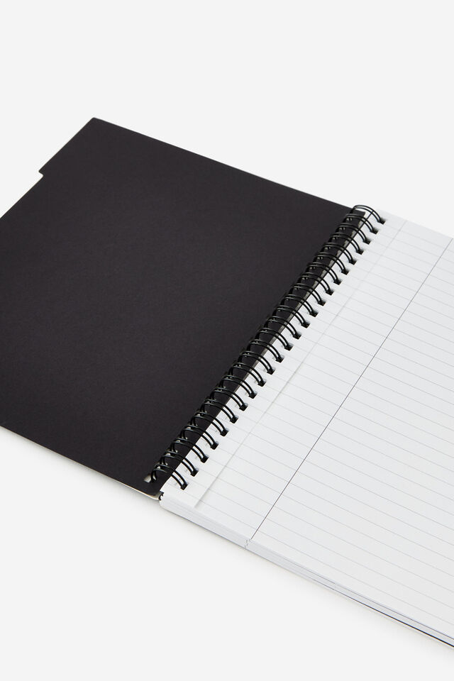 A5 Spiralbound Subject Notebook, LISTS