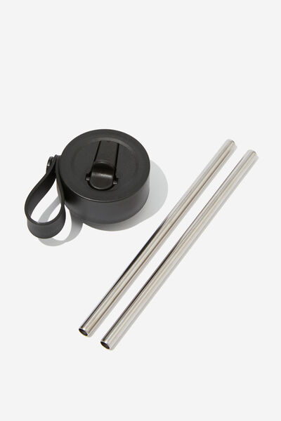 On The Move Straw Lid, BLACK