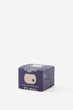 Mini Stackers Glass Tea Light Candle, AUDIO DREAMER DARK BLUE RIBBED - alternate image 5