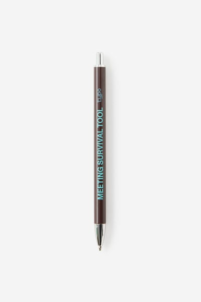 Print Play Ballpoint Pen, ESPRESSO MINTY