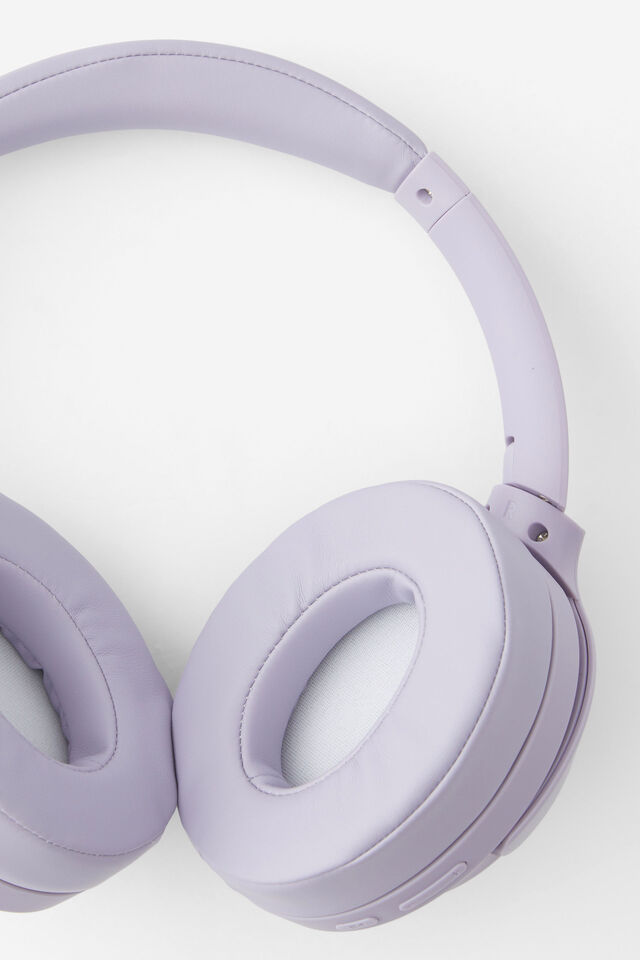 Soundvibe Wireless Headphones, SILVER LILAC