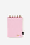 Personalised A6 Spiral Sketch Book, BLOSSOM PINK - alternate image 3