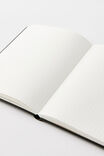 A5 Hard Grid Notetaker Notebook, BLACK - example image 3