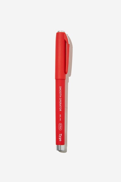 Smooth Operator Gel Pen, RED
