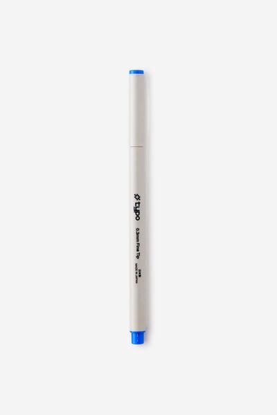 0.3Mm Fine Tip Pen, BLUE