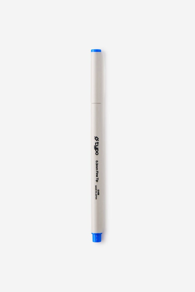 0.3Mm Fine Tip Pen, BLUE