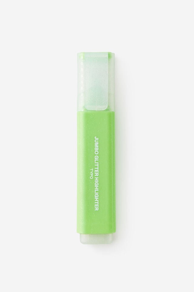 Jumbo Glitter Highlighter, GREEN