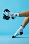 Mid Crew Socks, SLEEPING PANDA - example image 2