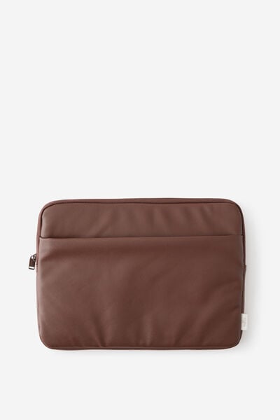 Pro 14 Inch Laptop Case, ESPRESSO SAFFIANO