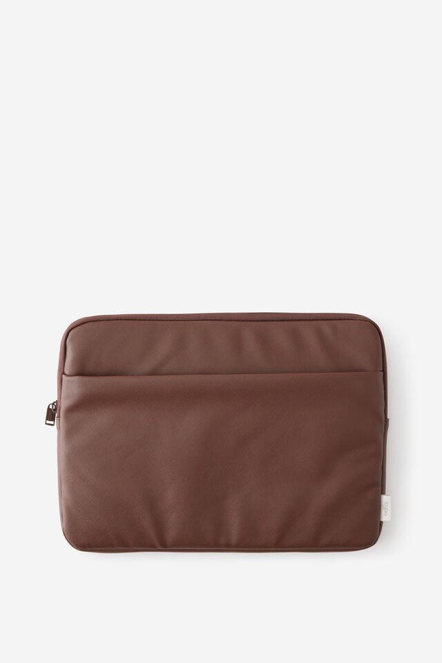 Pro 14 Inch Laptop Case, ESPRESSO SAFFIANO