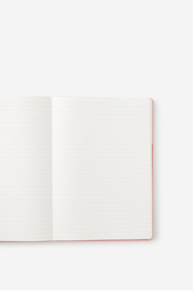 Personalised B5 Hard Cover Lined Notebook, STRAWBERRY MILK