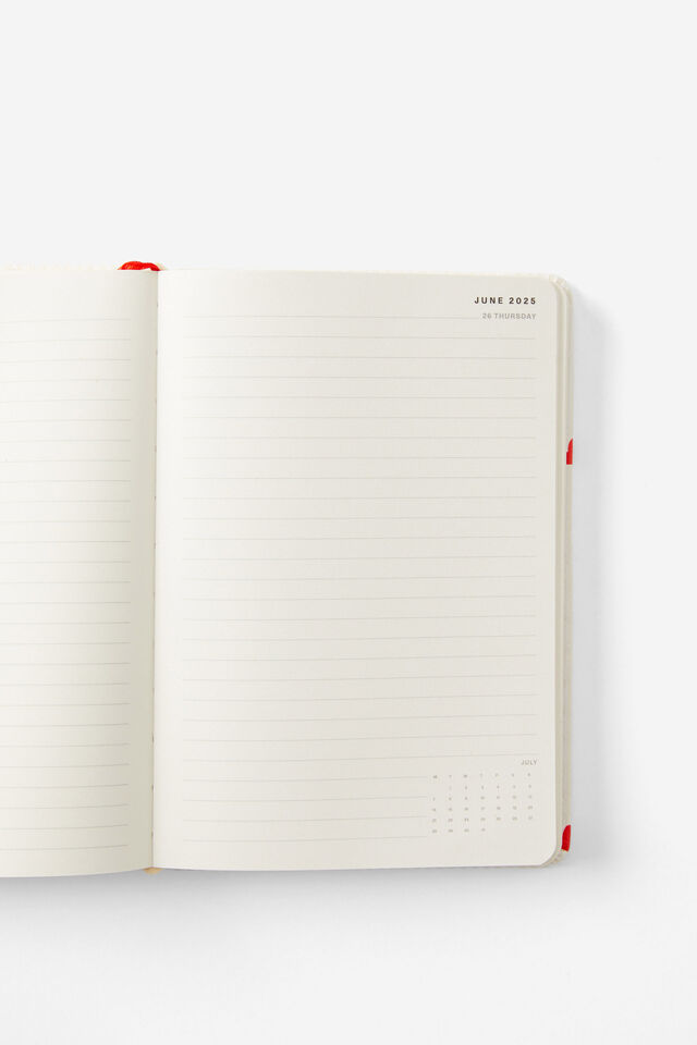 Personalised 2025 A5 Daily Buffalo Diary, MICRO HEARTS