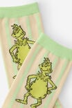 Christmas Novelty Socks, LCN DRS GRINCH XMAS  (M/L) - alternate image 2