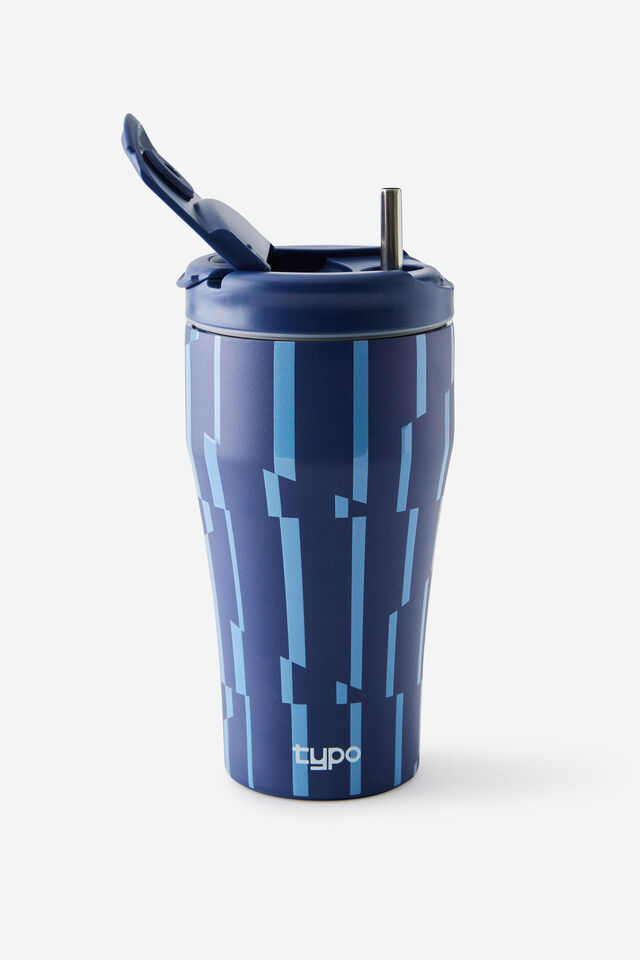 Loft Smoothie Cup 700Ml, ZIG ZAG NAVY