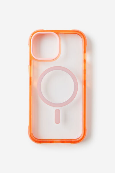 Active Shockproof Case Iphone 13/14/15, JUST PEACHY/STRAWBERRY MILK