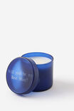 Personalised Frosted Glass Candle - Audio Dreamer, AUDIO DREAMER BLUE - alternate image 1